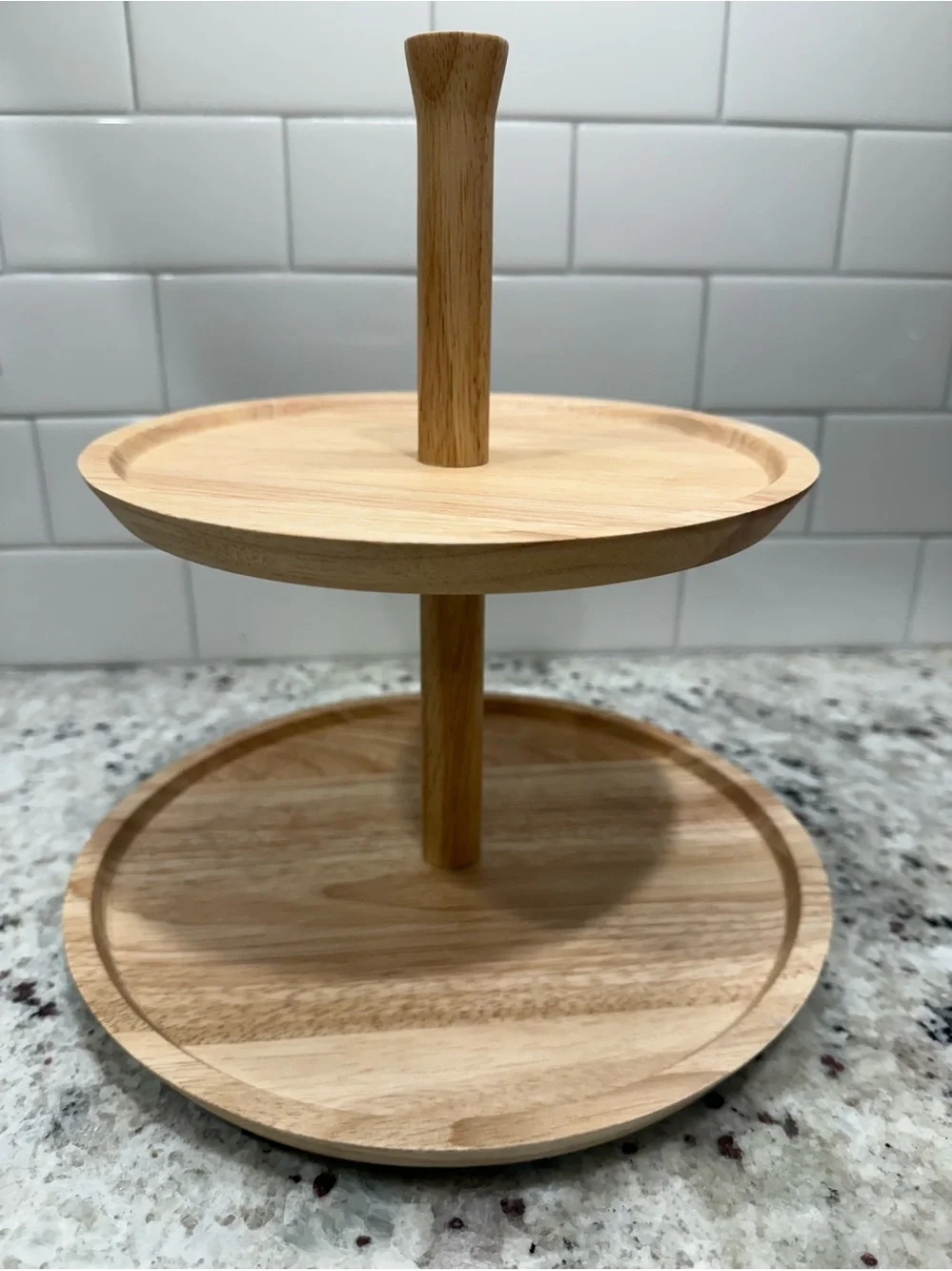 Hearth & Hand W/Magnolia Two-Tier Wooden Serving Tray NWOT (Last One!)